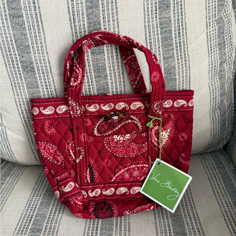 Vera Bradley Little Tote Bag “Mesa Red”